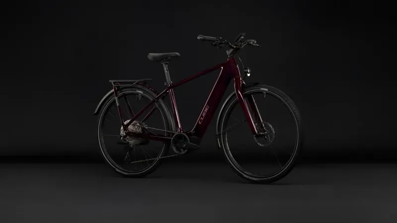 Cube Kathmandu Hybrid C:62 SLX 400X Bike in Liquid Red-1