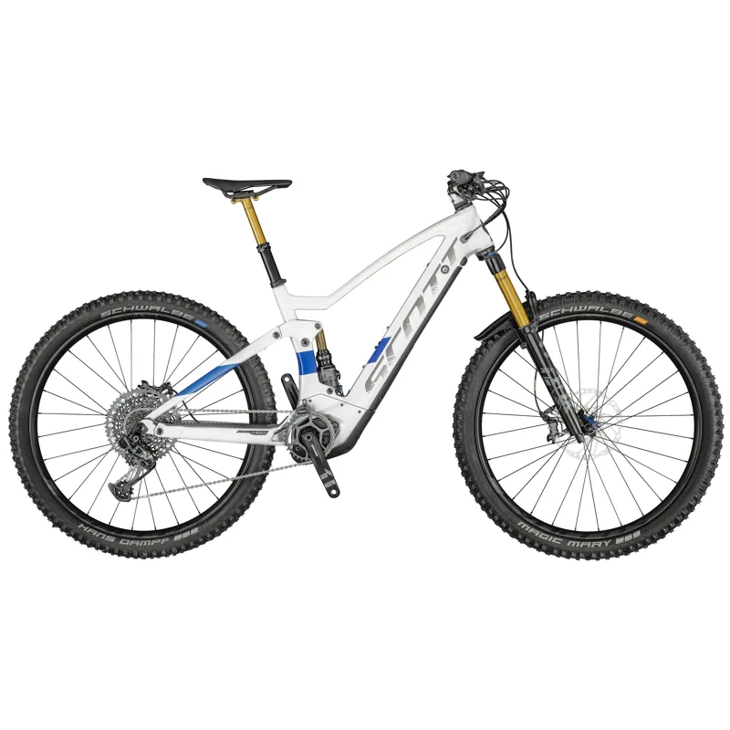 2021 Scott Genius eRIDE 900 Tuned Electric Mountain Bike in White
