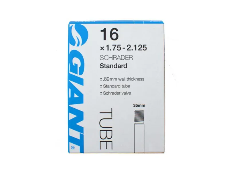 Giant Schrader Standard Tube/Valve in White-2