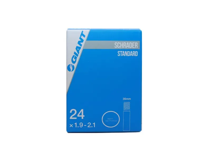 Giant Schrader Standard Tube/Valve in White-3