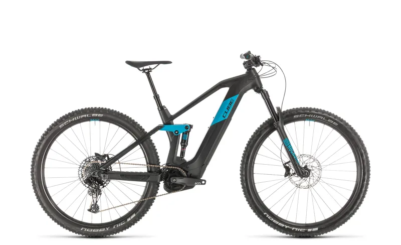 2020 Cube Stereo Hybrid 140 HPC Race 625 Carbon FS eMTB in Black