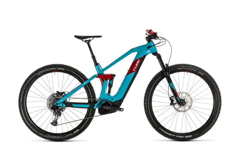 2020 Cube Stereo Hybrid 140 HPC Race 625 Carbon FS eMTB in Blue