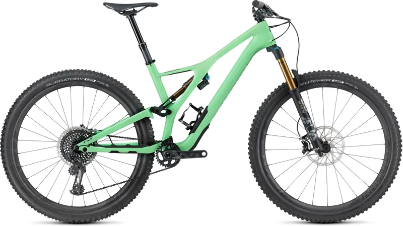 2018 Specialized S-Works Stumpjumper 29 Mens Crbn Mountain Bike Green