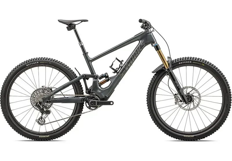 Specialized S-Works Kenevo SL 2 eMountain Bike in Black Liquid Metal/Brushed Liquid Metal/Black Brushed Chrome