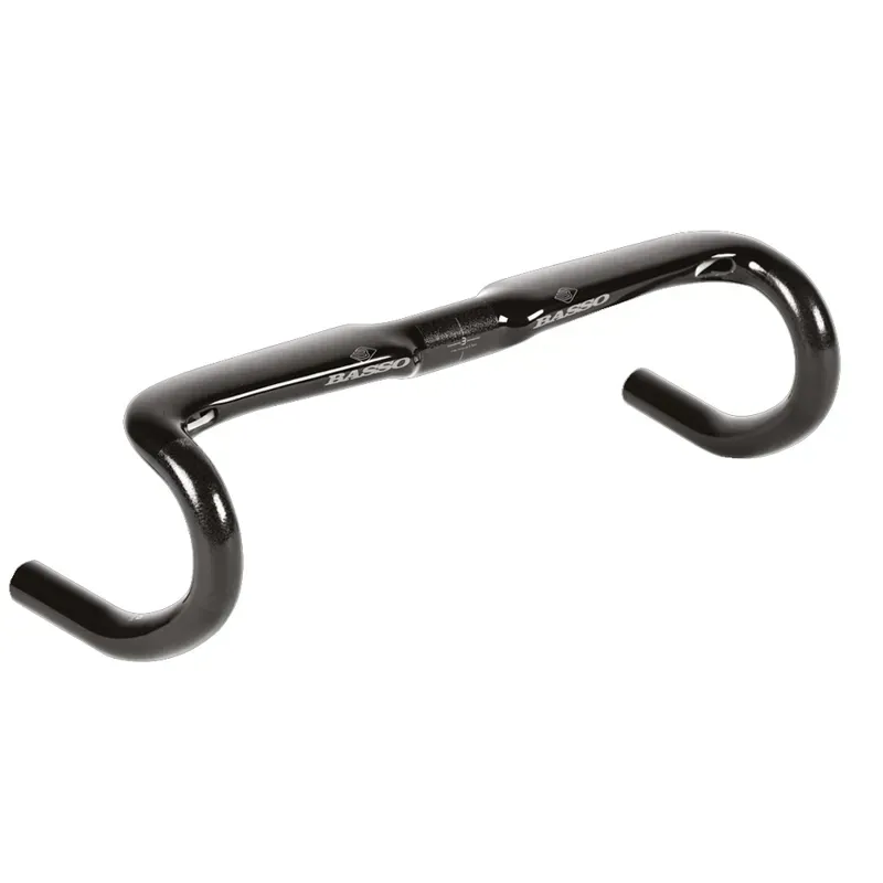 Basso Bikes Quantum Compact Carbon Handlebar in Black