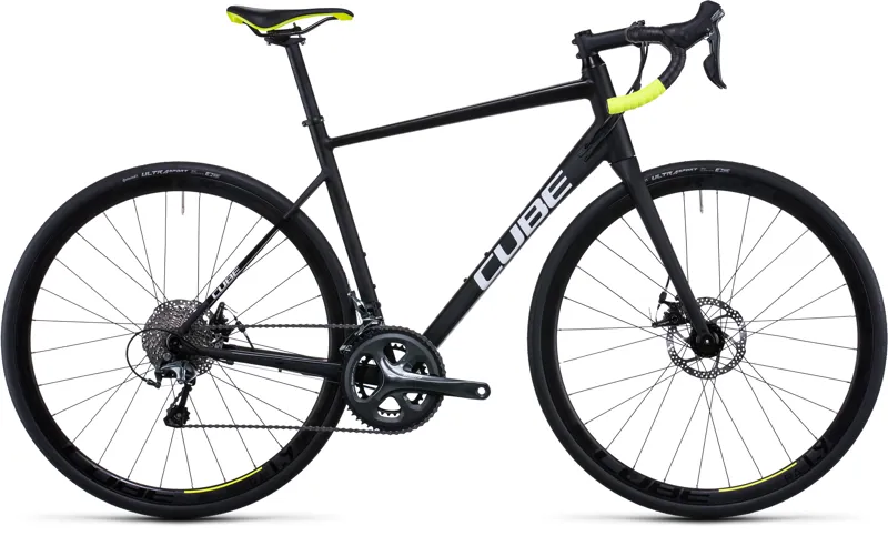2022 Cube Attain Race Road Bike in Black