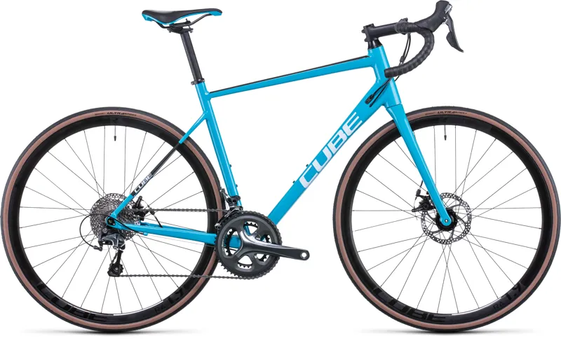 2022 Cube Attain Race Road Bike in Blue