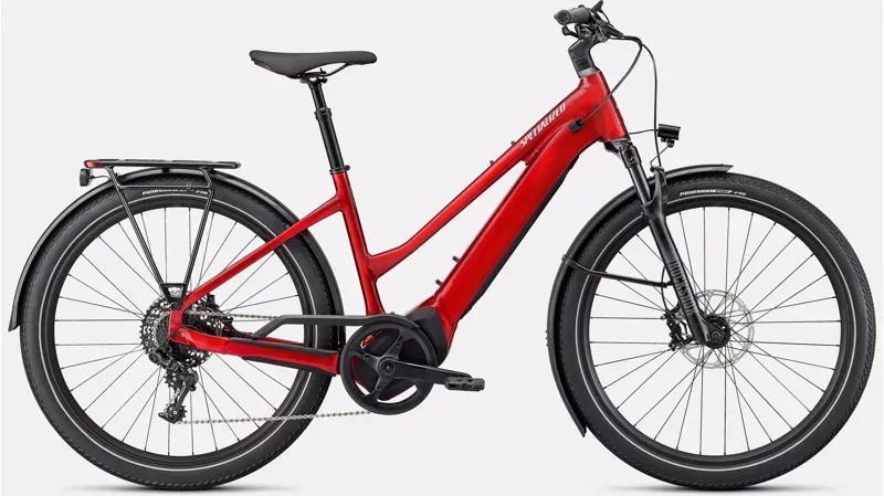 Specialized Turbo Vado 5.0 Step-Through Electric Bike in Red