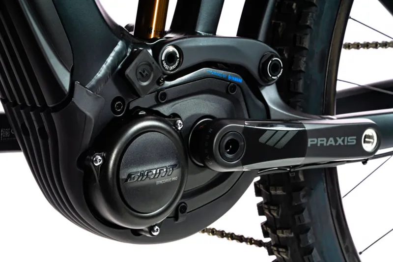 2020 Giant Trance E+ 0 Pro-S Electric Mountain Bike in Blue-4