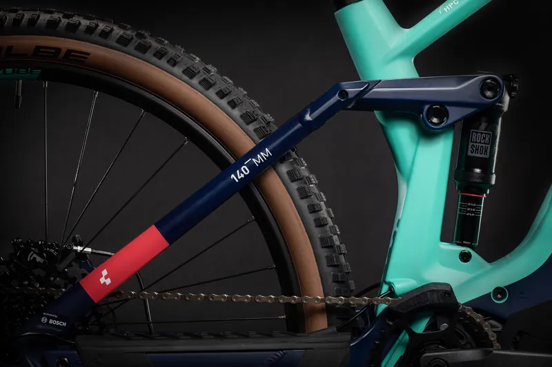 2020 Cube Stereo Hybrid 140 HPC Race 625 Carbon FS eMTB in Blue-2