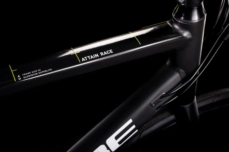 2022 Cube Attain Race Road Bike in Black-4