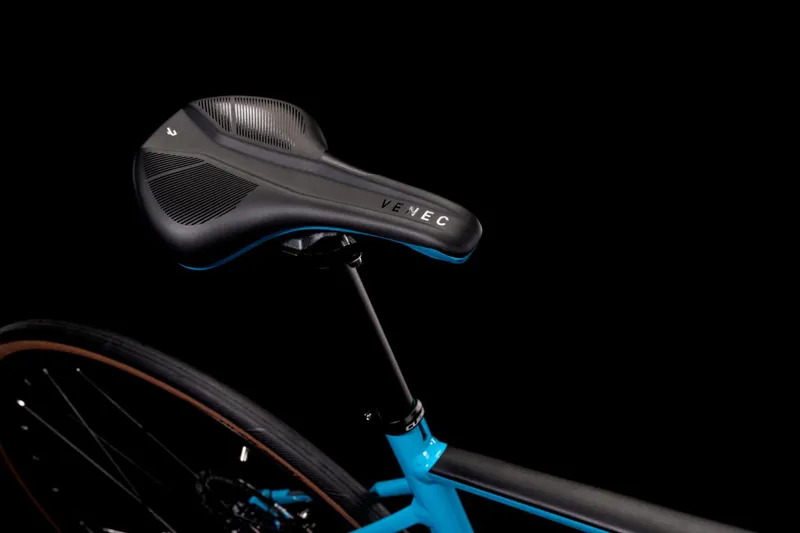 2022 Cube Attain Race Road Bike in Blue-3