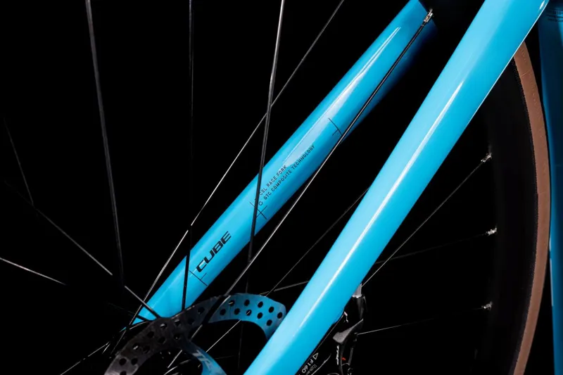2022 Cube Attain Race Road Bike in Blue-1