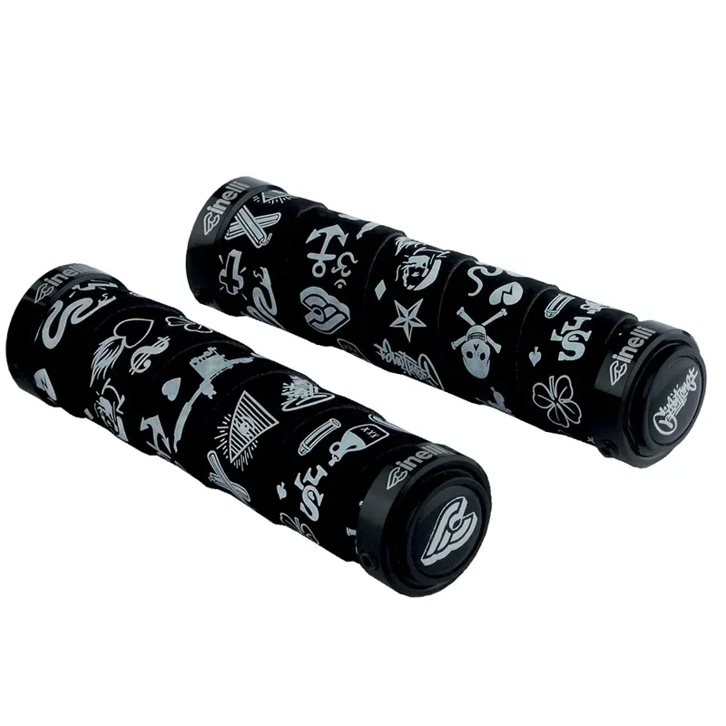 Cinelli Mike Giant Art Grips in Black