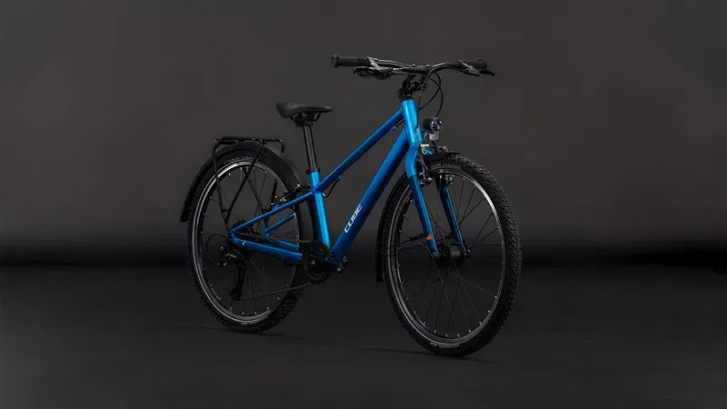 Cube Numove 240 FE 2026 Kids Bike in Topas Blue/Nebula-1