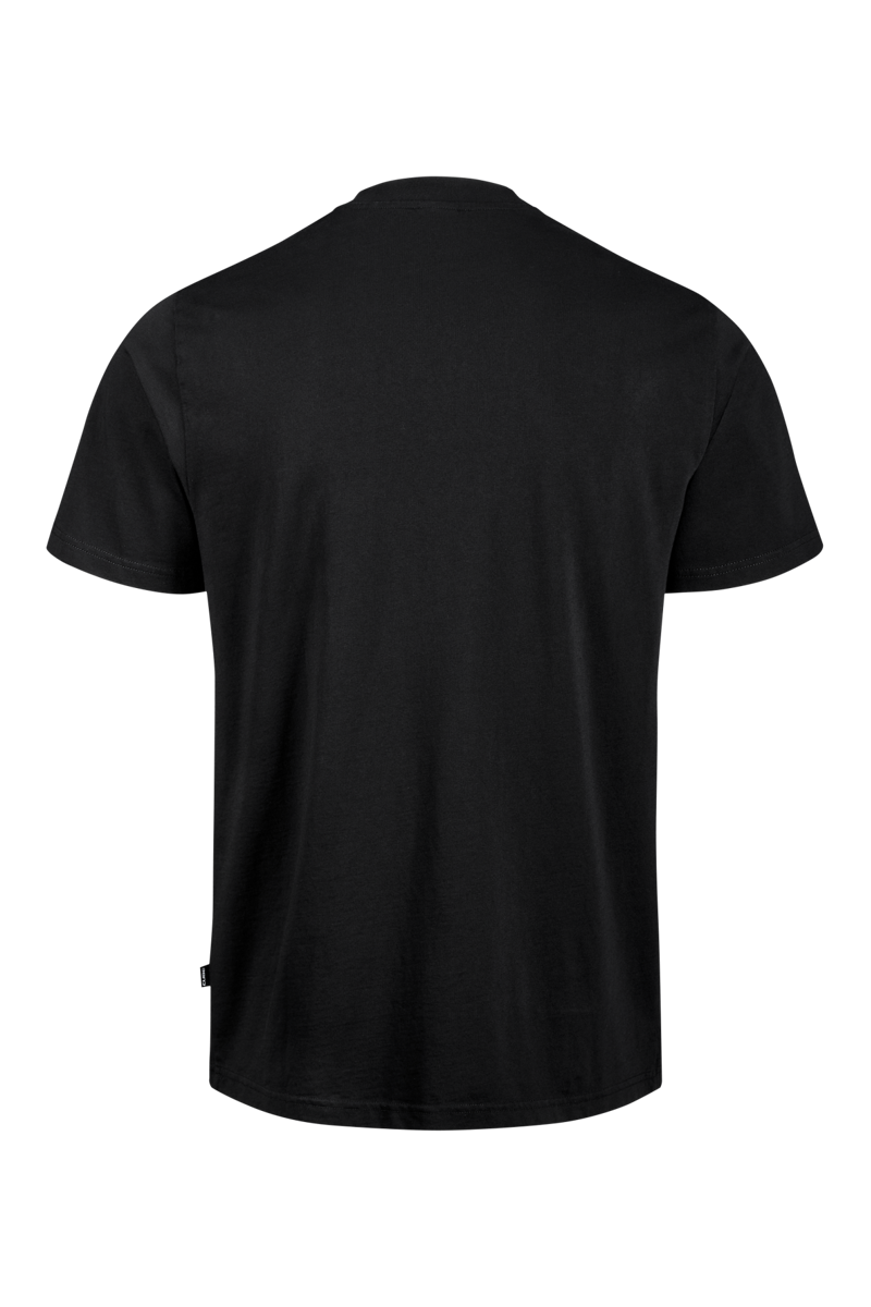 Cube Organic T-Shirt Embossed Gty Fit in Black-1