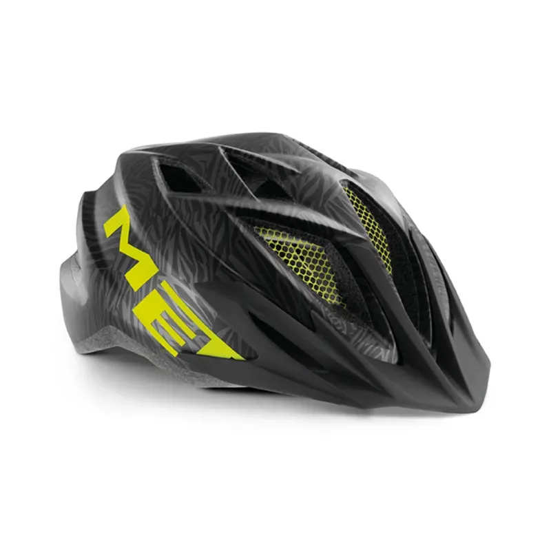 Met Crackerjack Kids Helmet in Black/Green