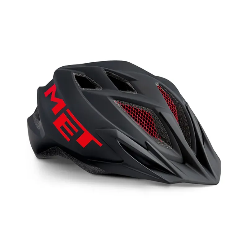 Met Crackerjack Kids Helmet in Black/Red