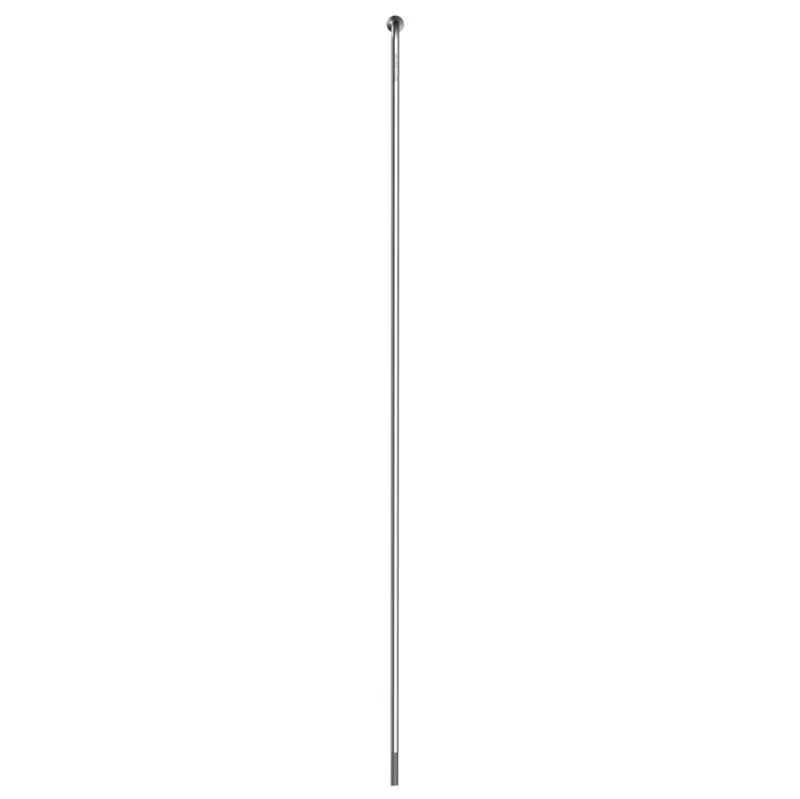 Sapim Leader Silver J-Bend Cut/Threaded Spoke - 221mm