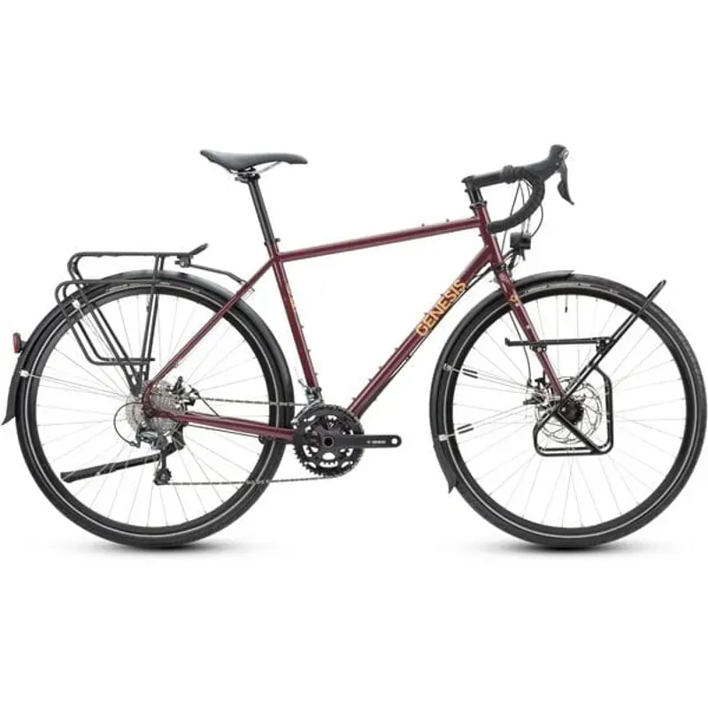 Genesis Tour De Fer 40 Road Bike In Dark Red