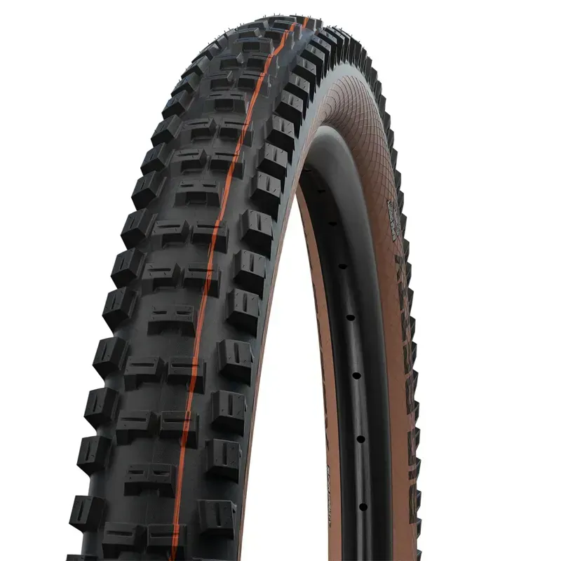 Schwalbe Big Betty Evo. Soft Super Gravity TLE Fld. Tyre in Black/Bronze