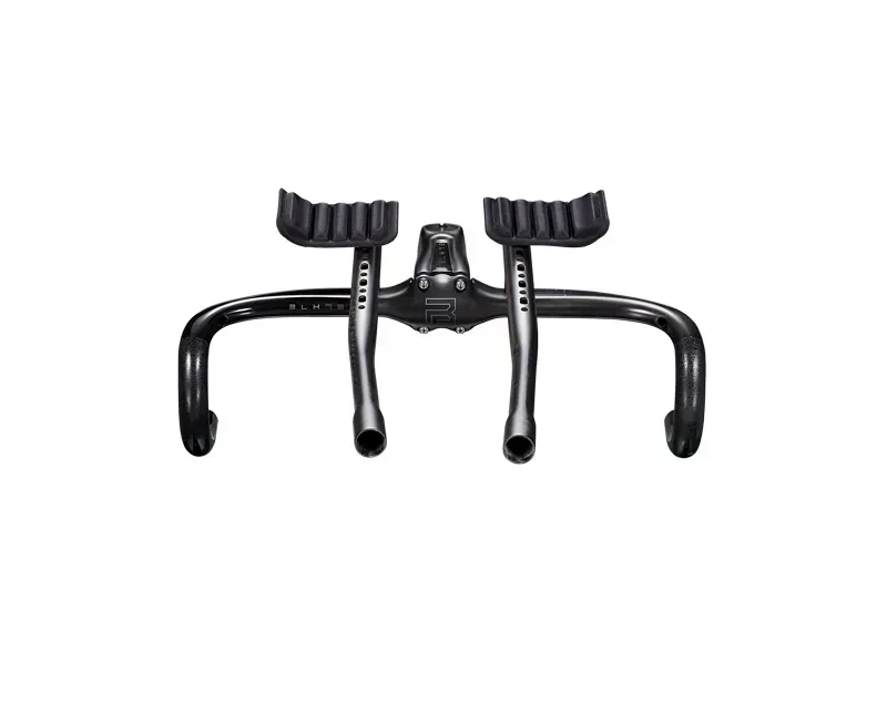 BLKTEC R3 40x80cm Handlebar and M2 Stem Combo w/ Extensions in Black