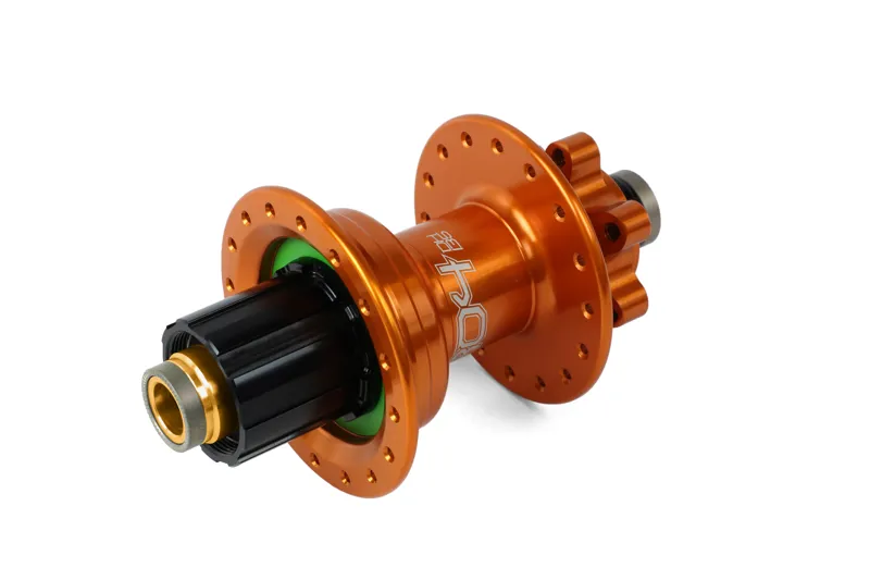 Hope DH Pro 4 32H 135mm 12mm Rear Hub in Orange 