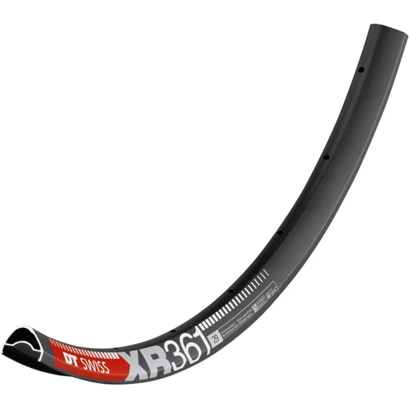 DT Swiss XR 361 Asymmetric SBWT Disc Rim in Black