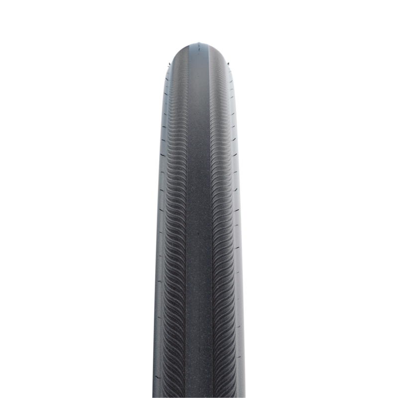 Schwalbe RightRun Tyre for Wheelchairs 26x7/8-inch in Grey Stripes-1