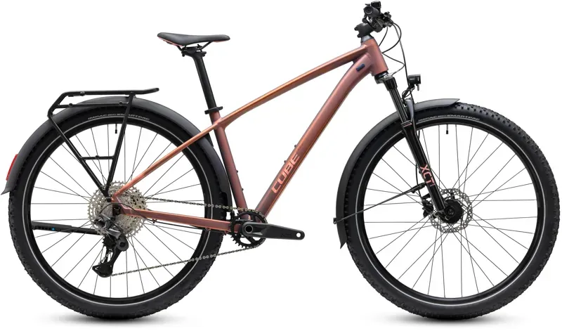 Cube Aim SLX FE Mountain Bike in Rusty Rose/Peach