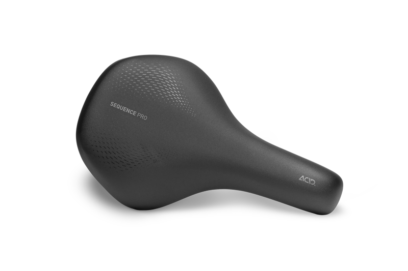 Acid Sequence Pro Gel Saddle in Black