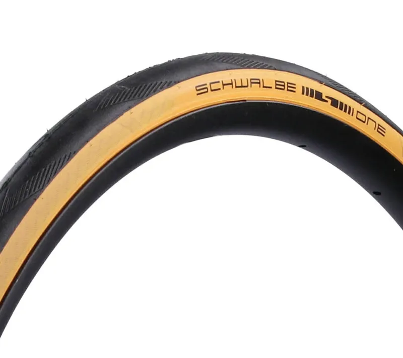 Schwalbe One Performance 700x25c Folding Tubeless Tyre in Black/Tan
