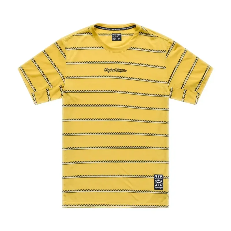Troy Lee Designs Skyline S/S Jersey in Checked Out Butter