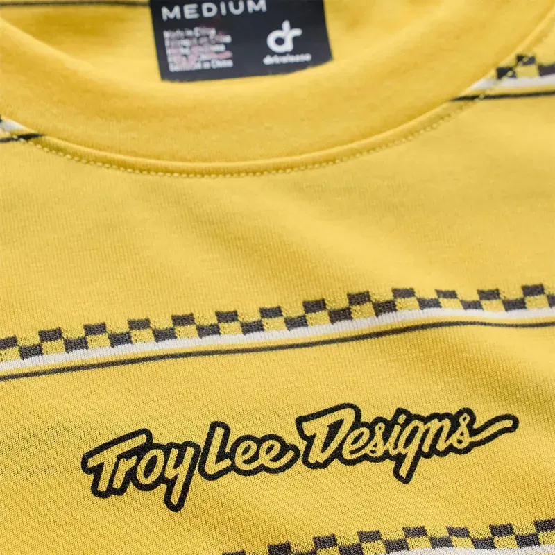 Troy Lee Designs Skyline S/S Jersey in Checked Out Butter-3