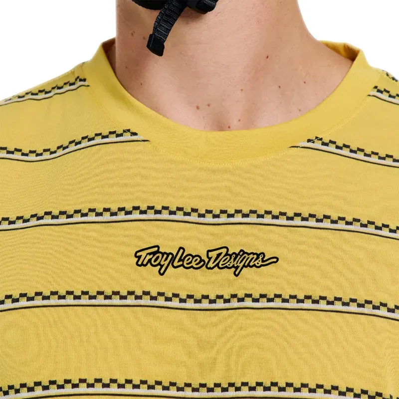 Troy Lee Designs Skyline S/S Jersey in Checked Out Butter-6