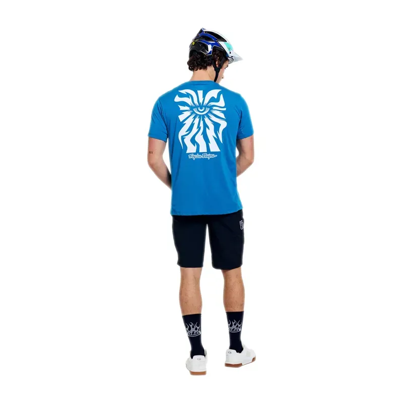 Troy Lee Designs Skyline S/S Jersey  in One Eye Aero Blue-10