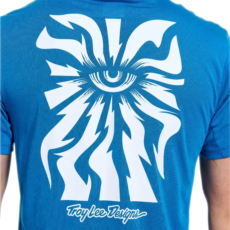 Troy Lee Designs Skyline S/S Jersey  in One Eye Aero Blue-3