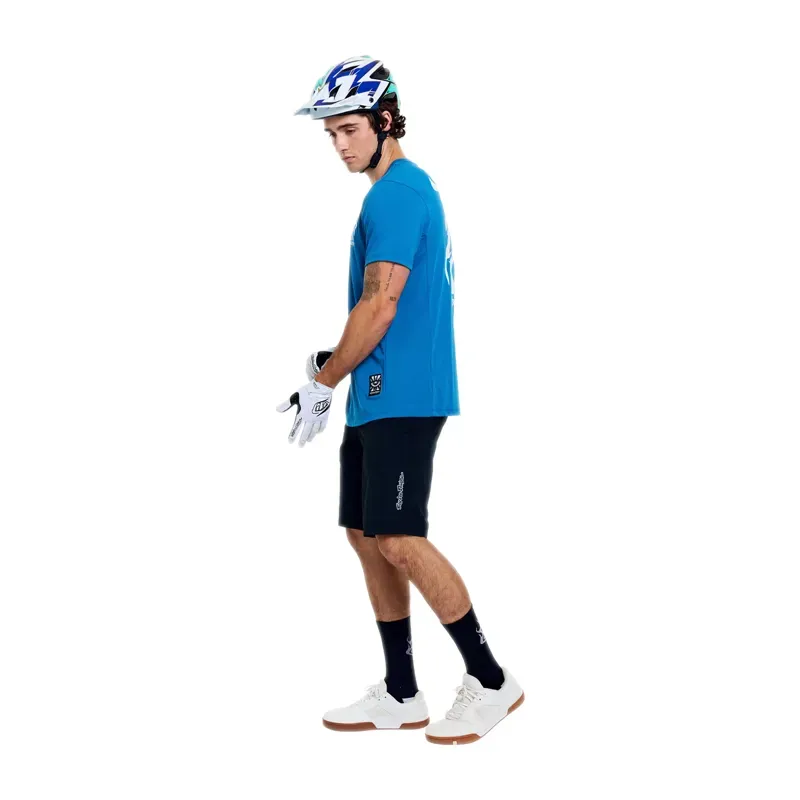 Troy Lee Designs Skyline S/S Jersey  in One Eye Aero Blue-9