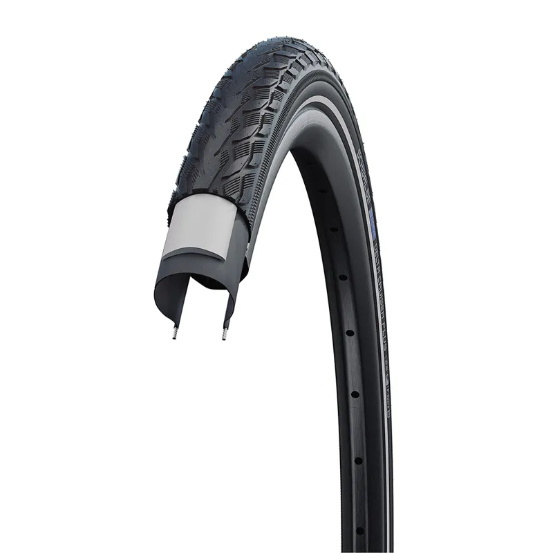 Schwalbe Delta Cruiser Plus Puncture Guard Tyre in Black-1