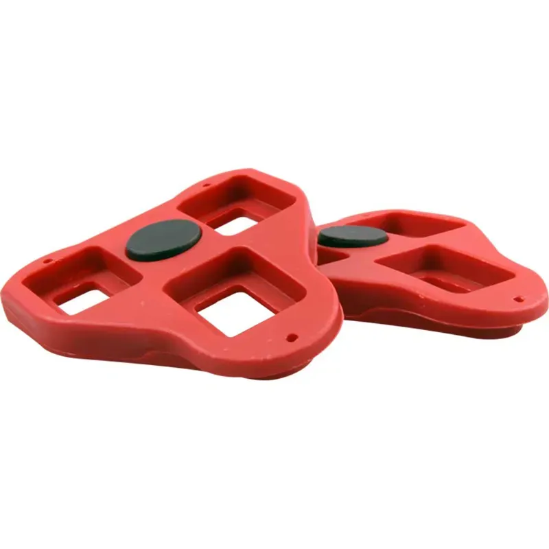 Velox Look Compatible Delta Pedal Cleats in Red